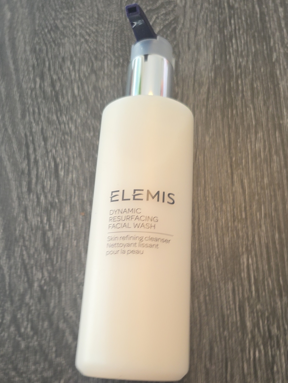 ELEMIS Cream Bottle with Silver Pump and Navy Cap